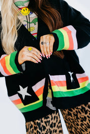 PRE-ORDER: ships by 8/12** Black Saturn Return Cardigan