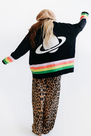 PRE-ORDER: ships by 8/12** Black Saturn Return Cardigan