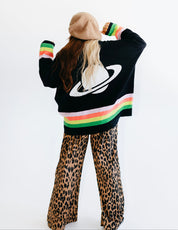PRE-ORDER: ships by 8/12** Black Saturn Return Cardigan