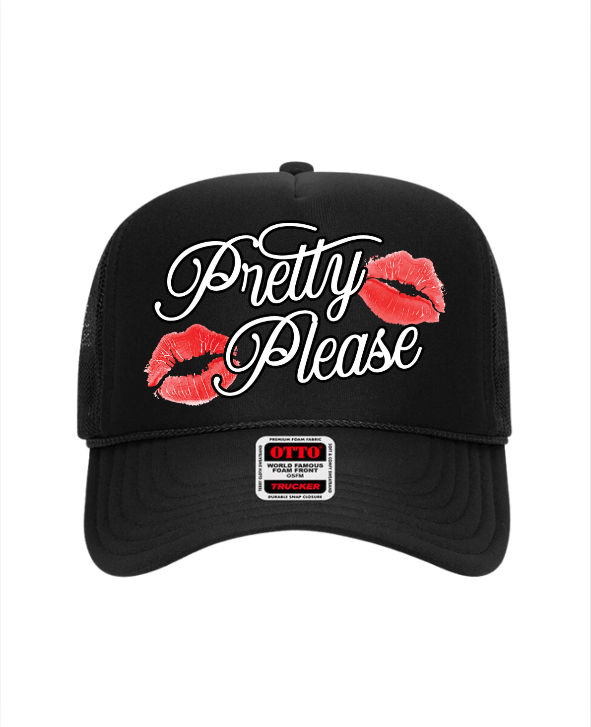 Pretty Please Trucker Hat (Black)