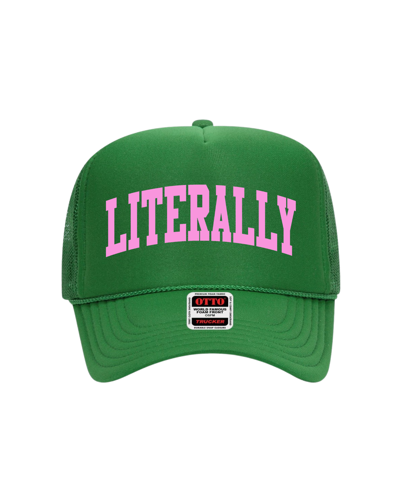 Literally Trucker Hat (Green)