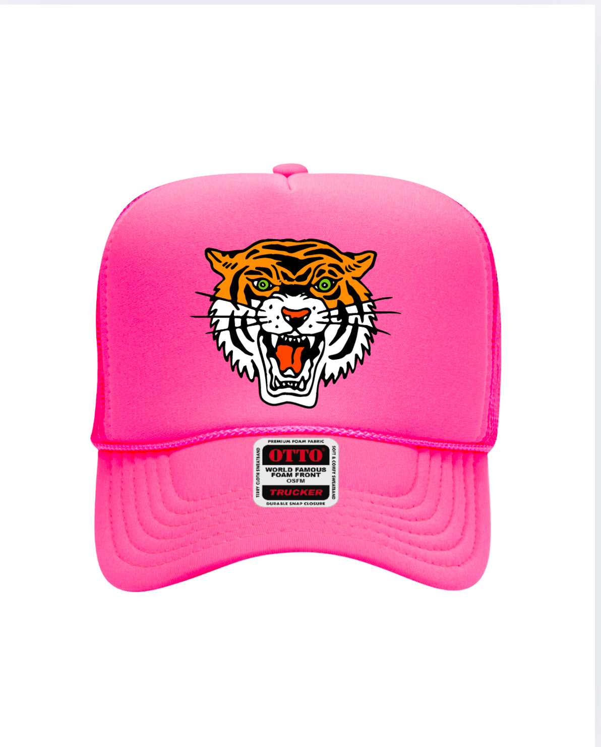 Easy Tiger Trucker Hat (Pink)