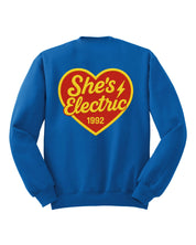 She's Electric - Royal Graphic Crew (Front + Back)