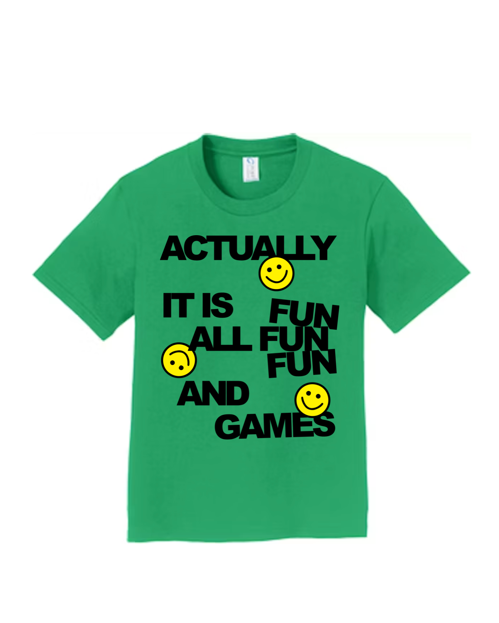 All Fun and Games - Kelly Green Graphic Tee (Kid Ave)