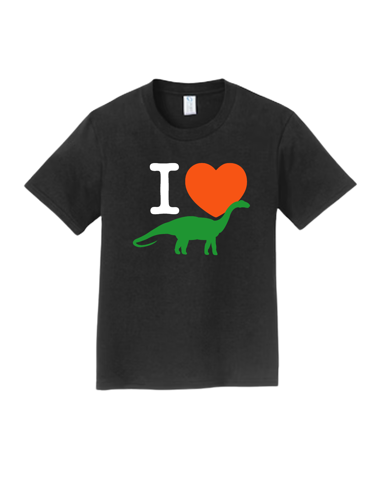I HEART DINOS - Black Graphic Tee (Kid Ave)