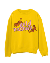 Wild Woman - Yellow Crew (Size: S-XXXL)