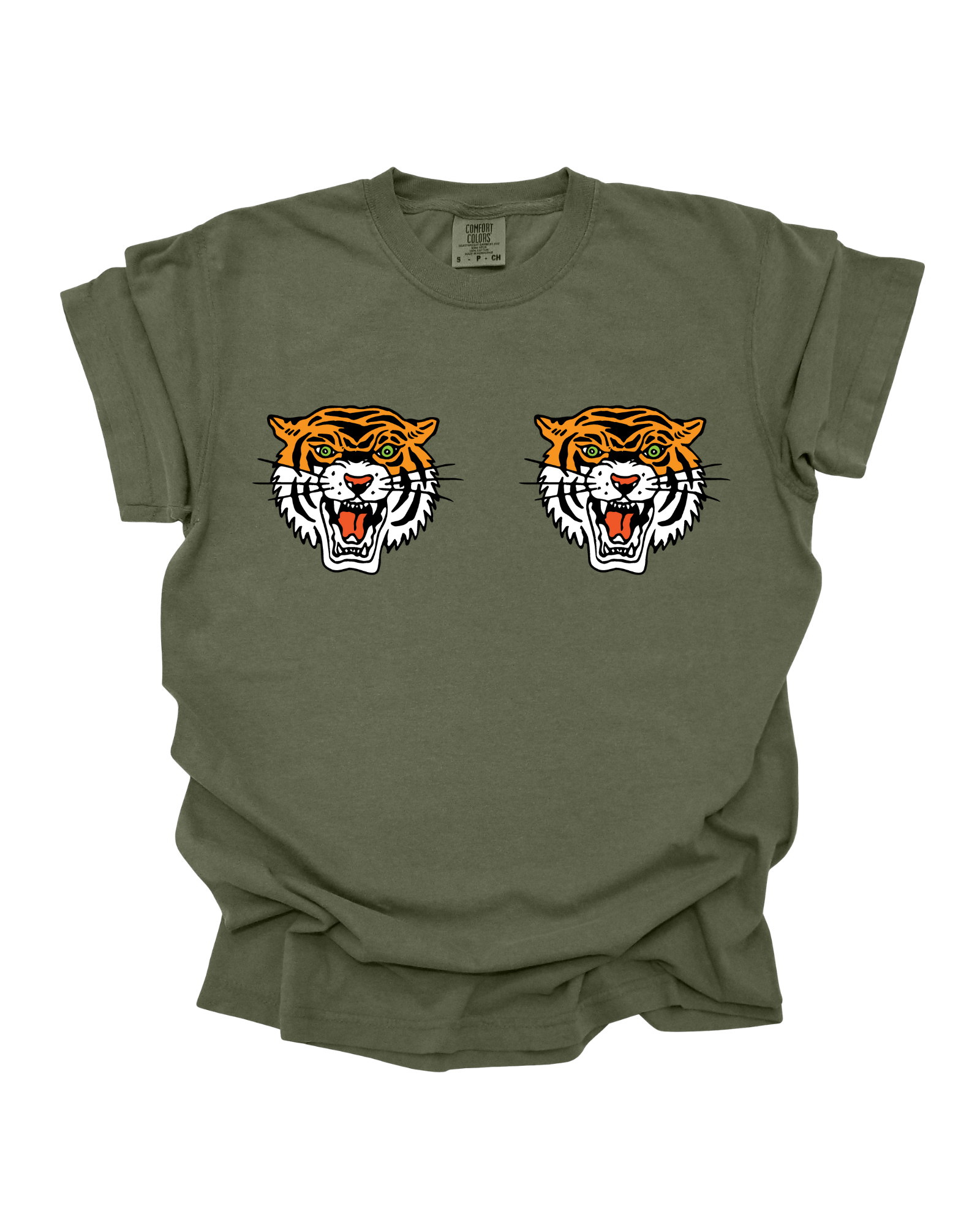 Tiger x2 Tee - Hemp (size: S-XXXL)