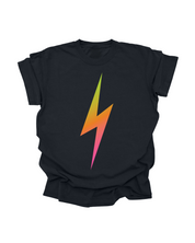 Lightning Bolt - Black Graphic Tee