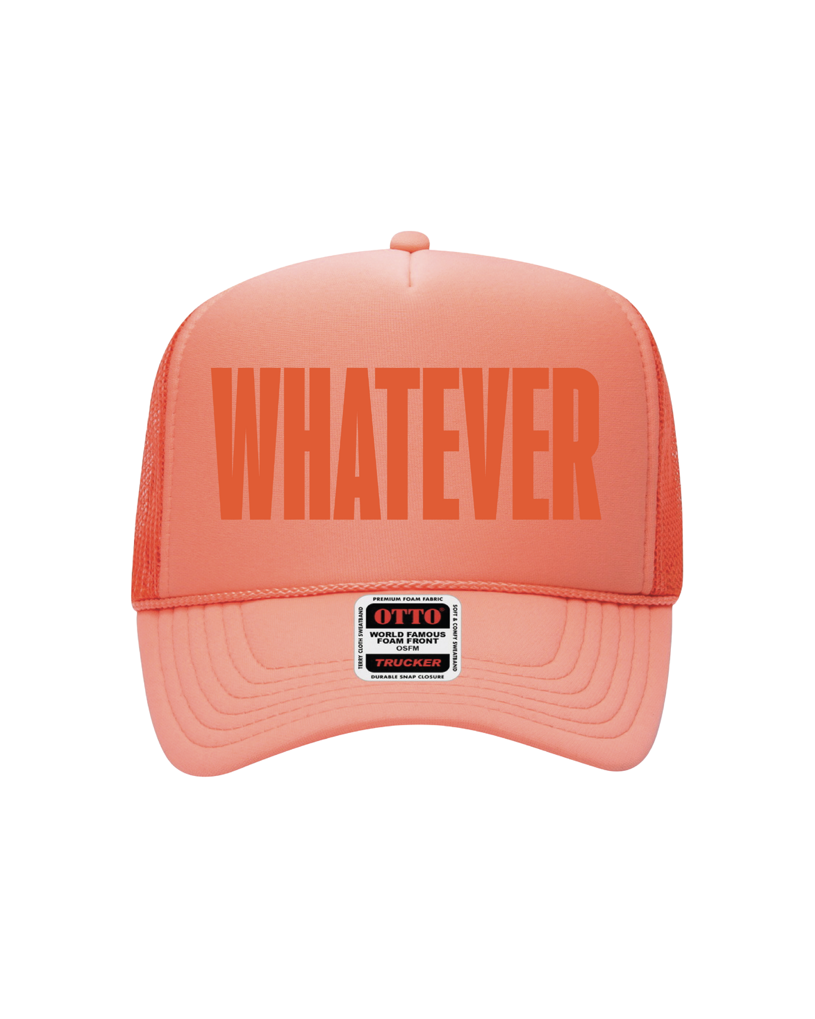 Whatever I Want Trucker Hat (Coral)