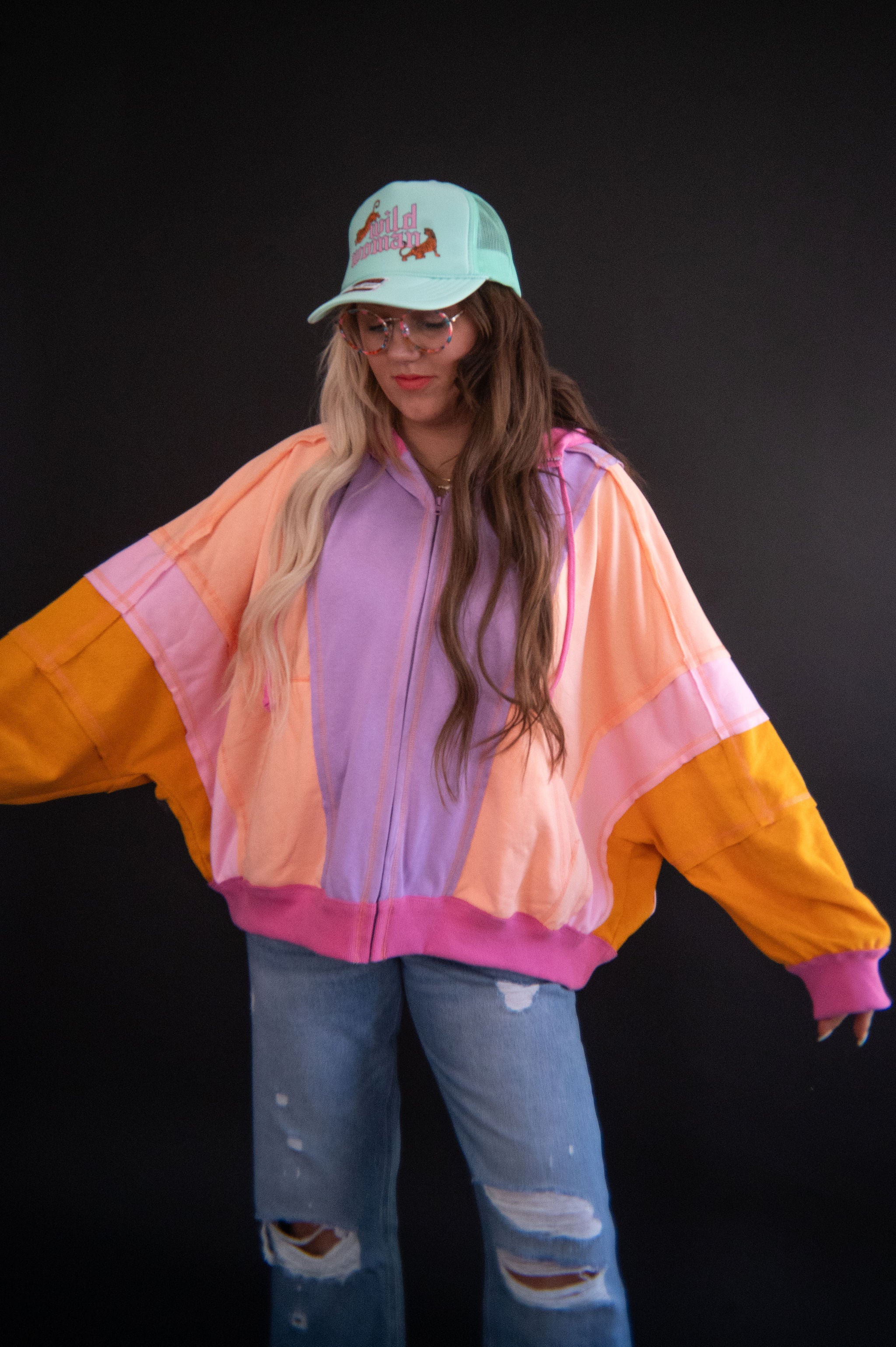Lava Lamp Zip Up Hoodie Sweater **RESTOCKED**