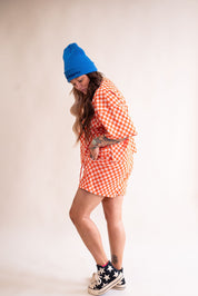 Orange Ya' Glad Shorts Set