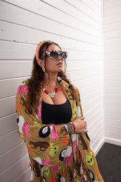 We Come in Peace Plissé Set **RESTOCKED**