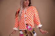 Orange Cream Granny Cardigan - Emyave™ The Label