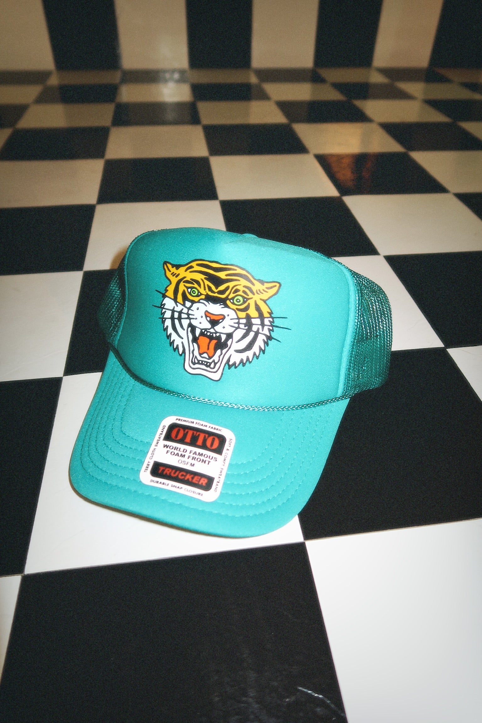 Hear Me Roar Trucker Hat (Teal)