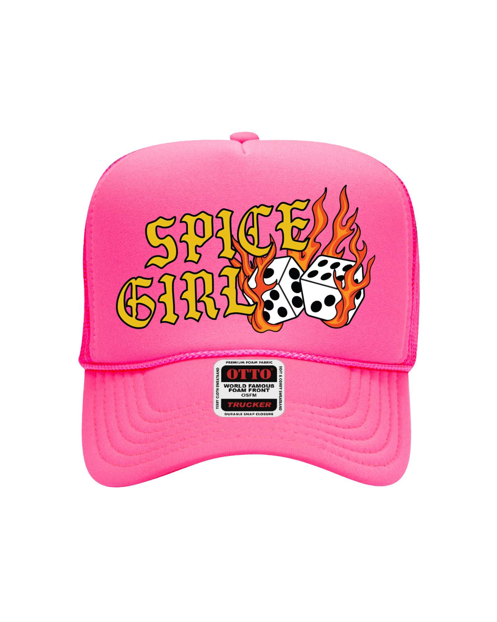 Spice Girl Trucker Hat (Pink)