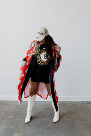 High Stakes Red Dice Kimono