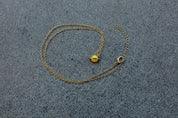 Yellow Saturn Necklace