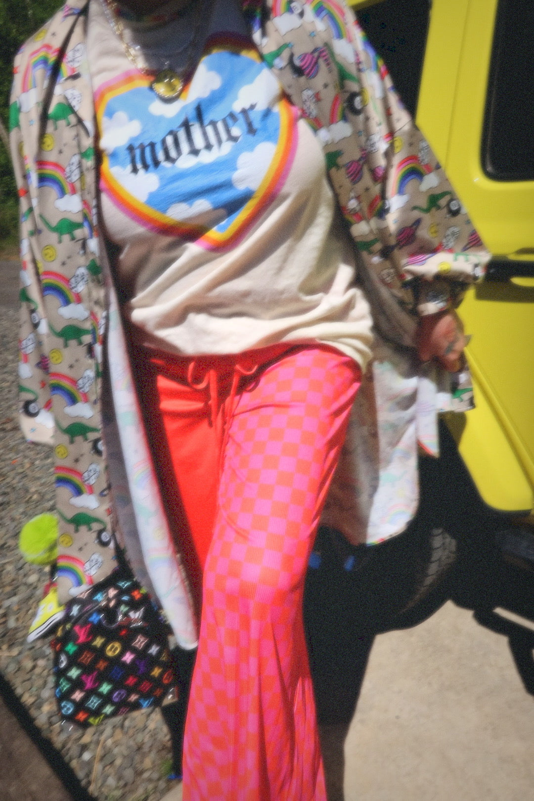 Half & Half Emy Ave™ Original Cropped Pants - RED + PINK **NEW COLORS**