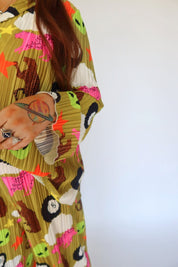 We Come in Peace Plissé Set **RESTOCKED**