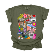 Cool Girl Collage Tee (size: S-XXXL)